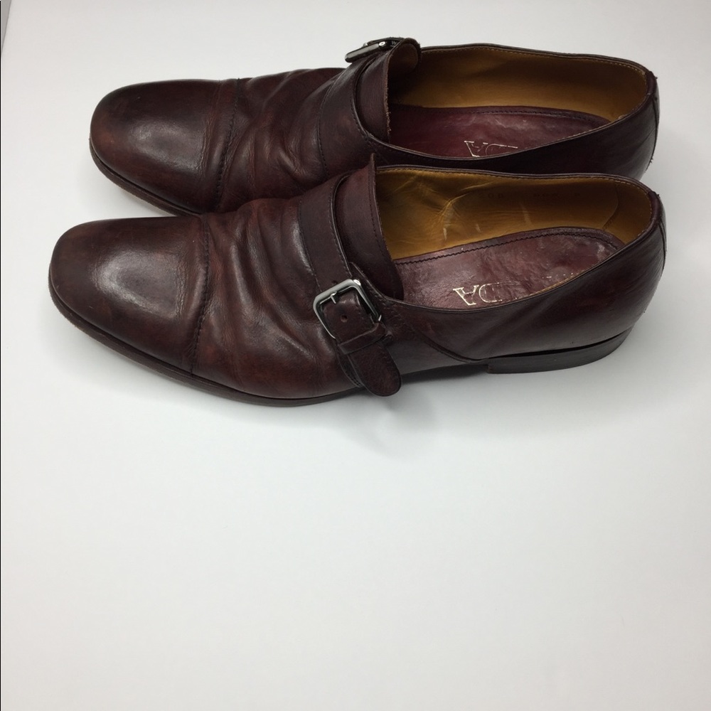 Men’s Prada Dress Shoes with Front Buckle Size 8